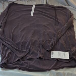 Women's Xlarge Lululemon Drapery Softsrreme Purple Long Sleeve Top